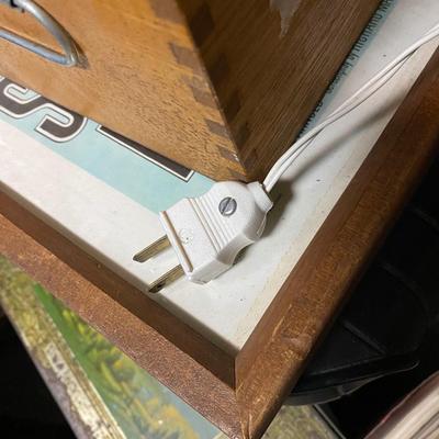 MCM chrome chrome table lamp Robert Sonneman