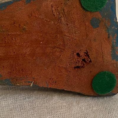 Vintage Carved Balinese Polychrome Wood