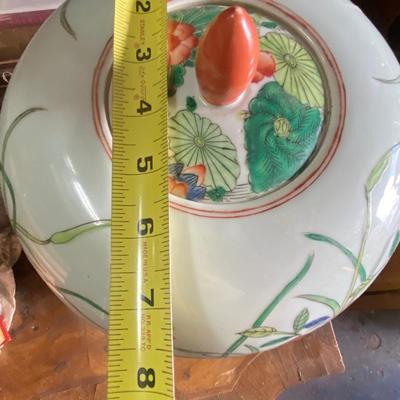 Chinese Export Porcelain Ginger Jar with lid