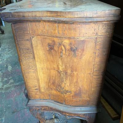 Antique Italian Walnut Comodini
