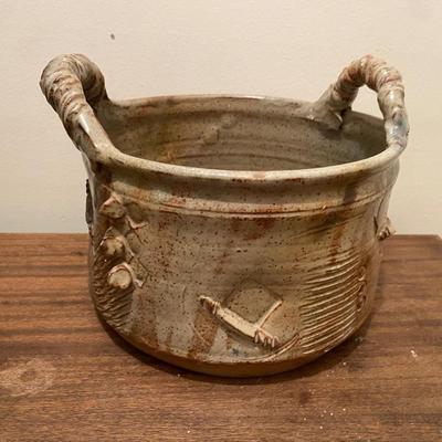 Signed handmade pottery