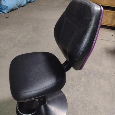 Set of 6 Gary Platt Slot Machine Chair Hex Back with Chrome Base