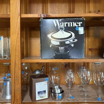 Kitchen glassware & SP lot