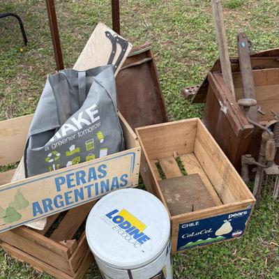 Wooden things lot