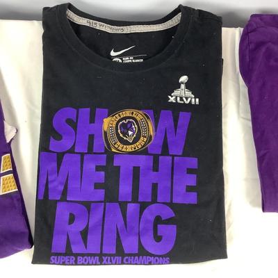 G8328 Lot of Baltimore Ravens Fan Shirts