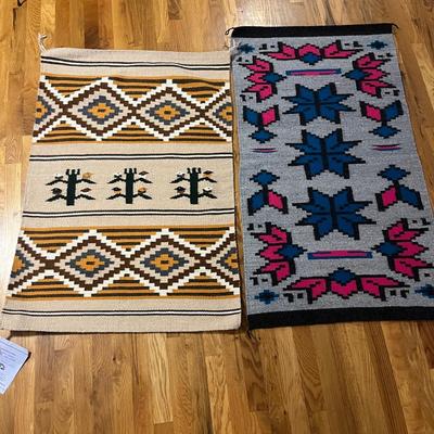 Two Authentic Navajo Weavings (GB2-MG)