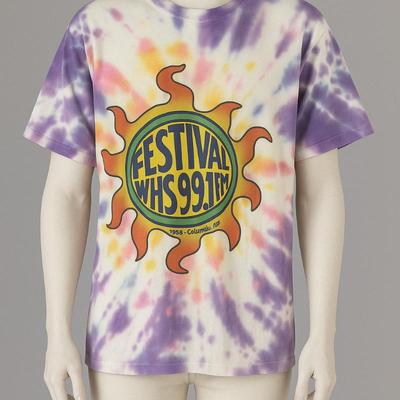G8329 RFK Stadium HFSTIVAL WHFS 99.1FM Tie Die T-shirt 1998