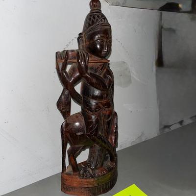 X64-Tall Wooden Carving