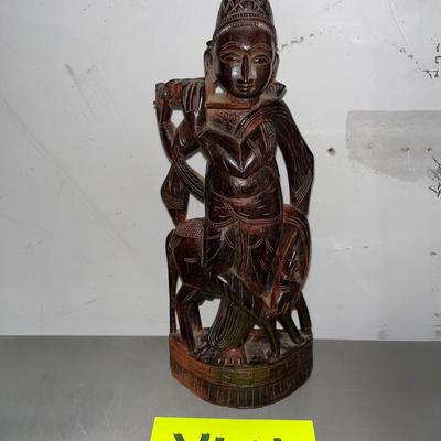 X64-Tall Wooden Carving