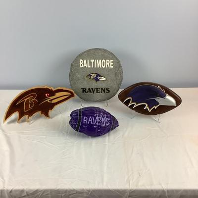 G8331 Baltimore Ravens Fan Decorative Wall Art Lot