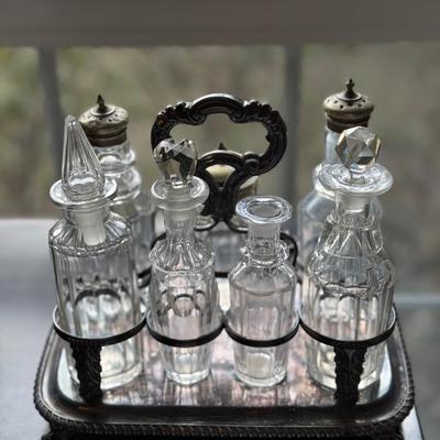 Victorian cruet set