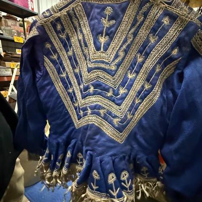 X52-vibrant, detailed and ornate beaded, cultural jacket