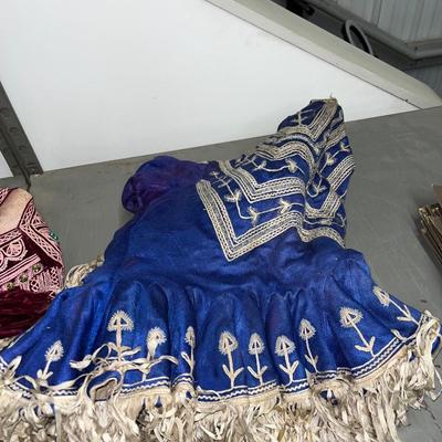 X52-vibrant, detailed and ornate beaded, cultural jacket