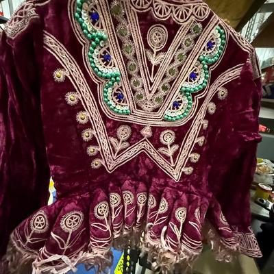 X51-vibrant and ornate beaded cultural jacket