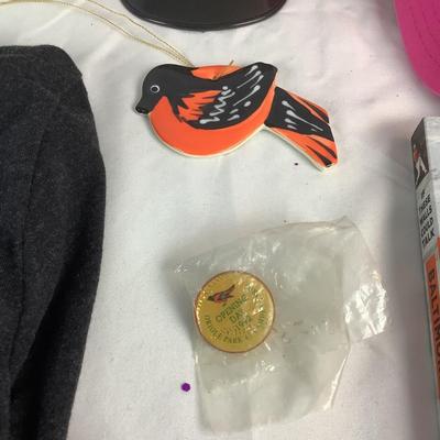 G8336 Large Baltimore Orioles Fan Gear Collection Lot