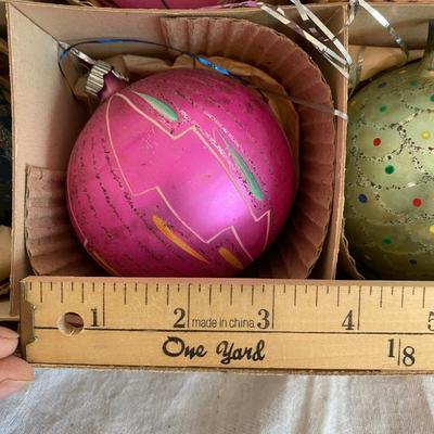 Vintage 2" CHristmas ornaments Lot #5