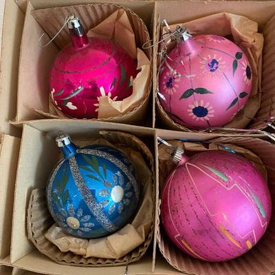 Vintage 2" CHristmas ornaments Lot #5