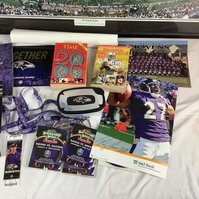 G8337 Bailtmore Ravens Fan Collection Lot