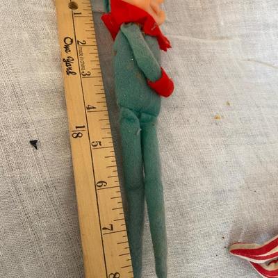 Group of 4 Vintage Pixie elves Original Elf on The Shelf