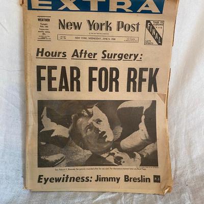 NY Post RFK assassination.