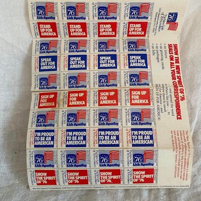 USA Cinderellas Stamp Seal The New Spirit Foundation 1976