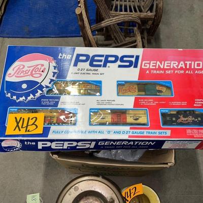 X43-Pepsi generation electric train set