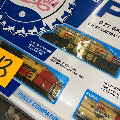 X43-Pepsi generation electric train set