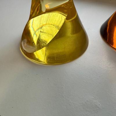 Four Moser Art Glass Goblets (SR-BM)
