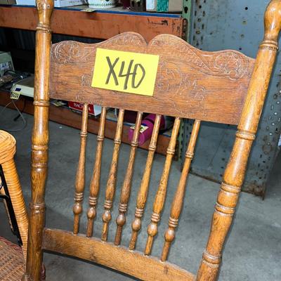 X40-Wooden Rocker