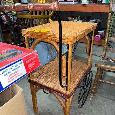 X38-Wicker Cart