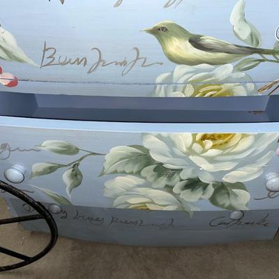 X36-Small Painted Dresser, missing legs