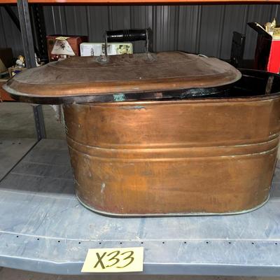 X33-Copper Basin w Lid