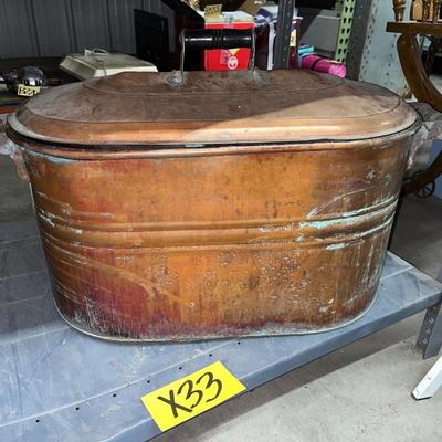 X33-Copper Basin w Lid