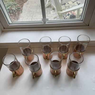 Beucler Copper and Brass Irish Coffee Glasses (SR-BM)