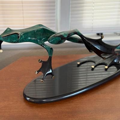 VERY RARE Bronze Frog by Tim Cotterill