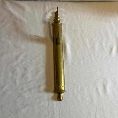 Brass Church Processional Candleholder & Brass Coat Hook (LR-MG)