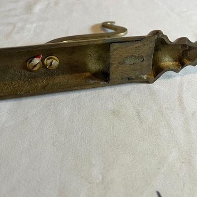 Brass Church Processional Candleholder & Brass Coat Hook (LR-MG)