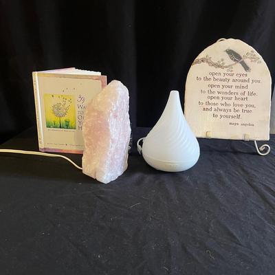 Rose Quartz Light, Essential Oil Diffuser & More (LR-MG)