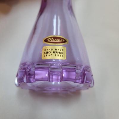 Moser Glass Oil and Vinegar Decanters (DR-EL)