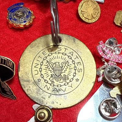 J16-variety of small pins + extras
