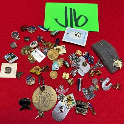 J16-variety of small pins + extras