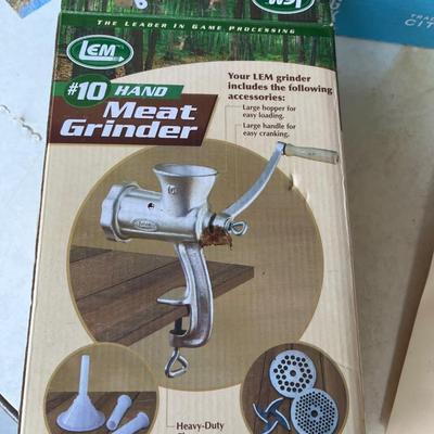 #10 meat grinder new in box