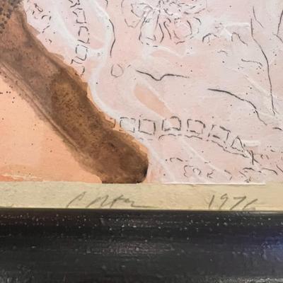 Multi Media Pencil Signed Art (GB2-RG)