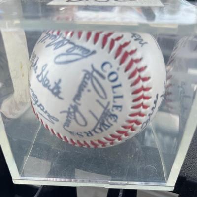Autographed baseball/ arm& hammer collector car