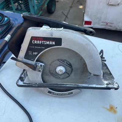 Craftsman 2hp 7/4” circular saw