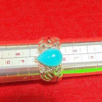 J24-925 stamped Sterling ring and earrings(No stamp found)