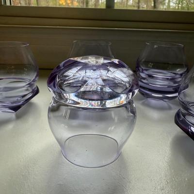 Moser Decanter and Spirit Glasses (SR-BM)