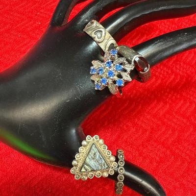 J25-Misc Jewelry-Sterling Stamped