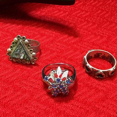 J25-Misc Jewelry-Sterling Stamped