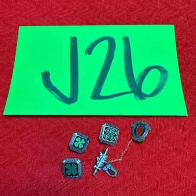 J26-Assortment of small Sterling pins